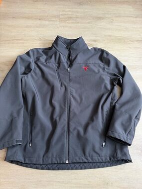 Tesla Motors Soft Shell Employee Issued Corporate Corp Men's Black Jacket Size L